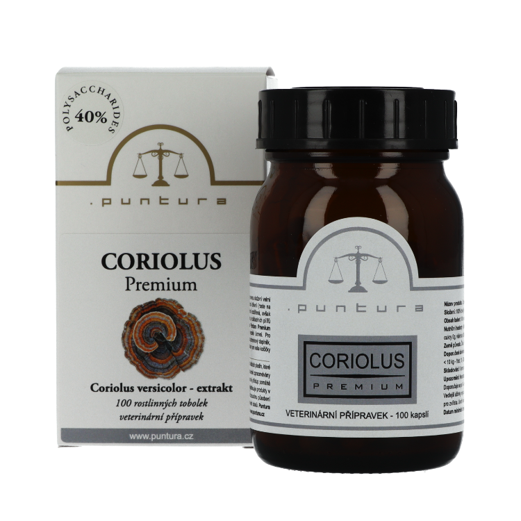 Coriolus Puntura Premium - 100 kapslí