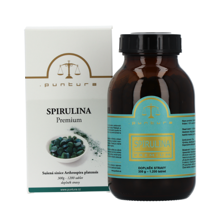 Spirulina Puntura Premium - 300g 1200 tablet