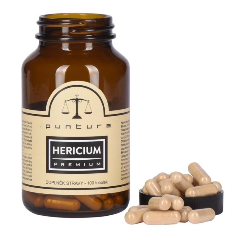 Hericium Puntura Premium - 100 kapslí