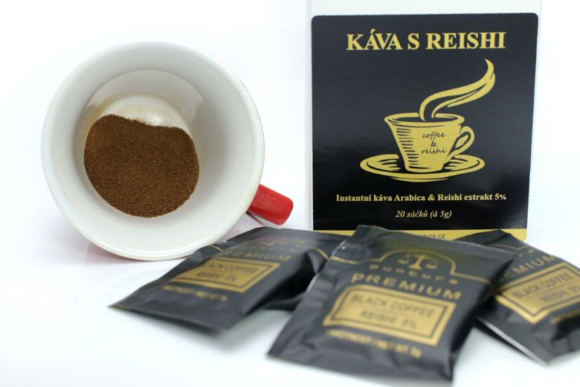 Káva s Reishi Puntura - 20 x 5g